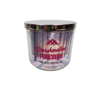 1 Bath & Body Works MARSHMALLOW FIRESIDE Large 3-Wick Candle 14.5 oz